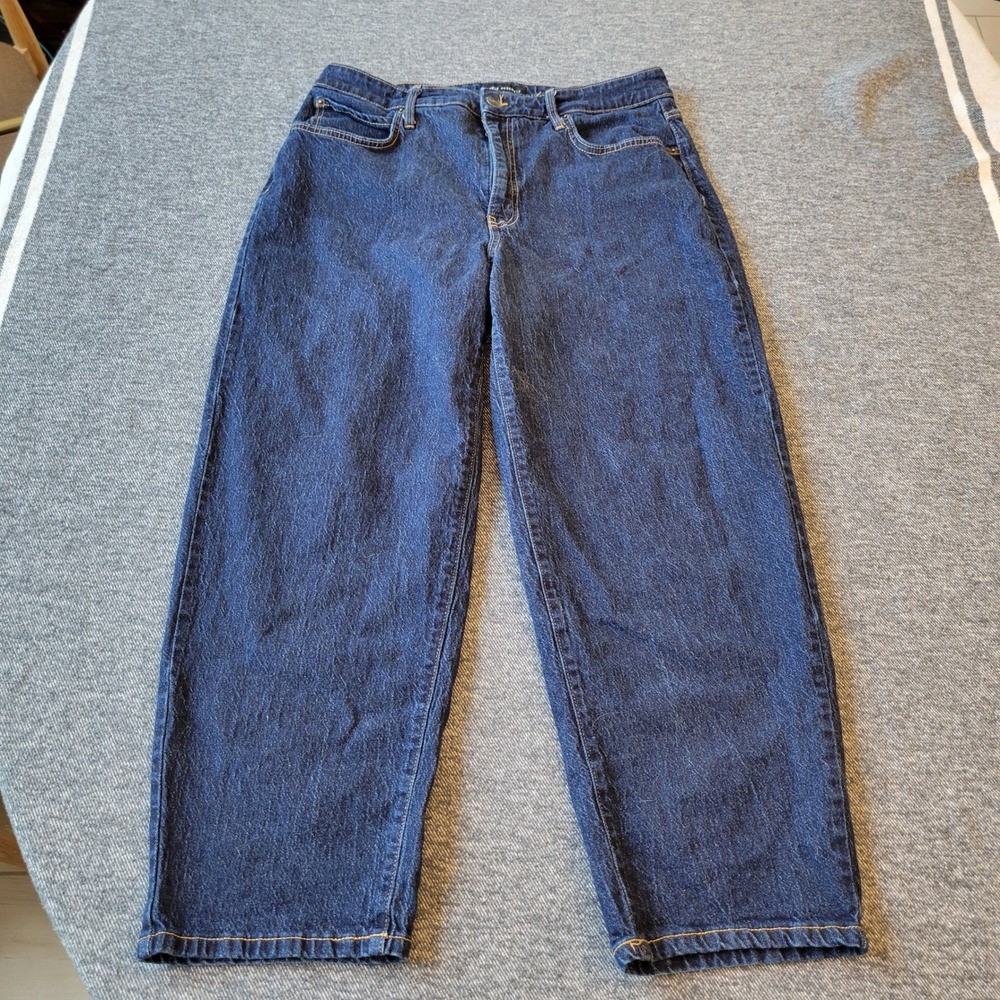 Free Assembly Womens Wide Leg Jeans Dark Wash High Rise Size 14 FA020727HD25